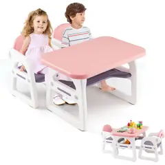 PERU IMPORTACIONES - ESCRITORIO ERGONOMICO PARA NIÑAS DE 1 A 6 AÑOS