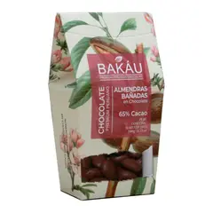BAKAU - Almendras Bañadas en Chocolate Bakáu 65% Cacao x 100g