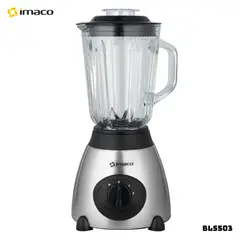IMACO - LICUADORA 15L 450W ACERO CON VASO DE VIDRIO BLS503