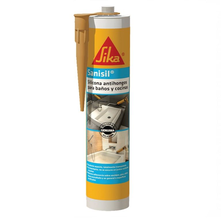 Silicona Antihongo para baños y cocinas Sanisil® Beige 280ml