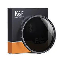 K&F CONCEPT - Filtro 82mm Densidad Neutra ND2-400 de 8 pasos variable – K&F Concept.