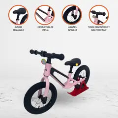 CUZKA - Bicicleta de Equilibrio »XTRAIL» Upscale Pink