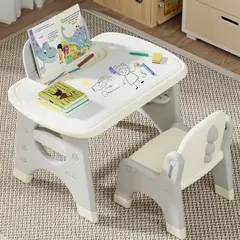 PERU IMPORTACIONES - Mesa y silla infantil Pizarra Borrador