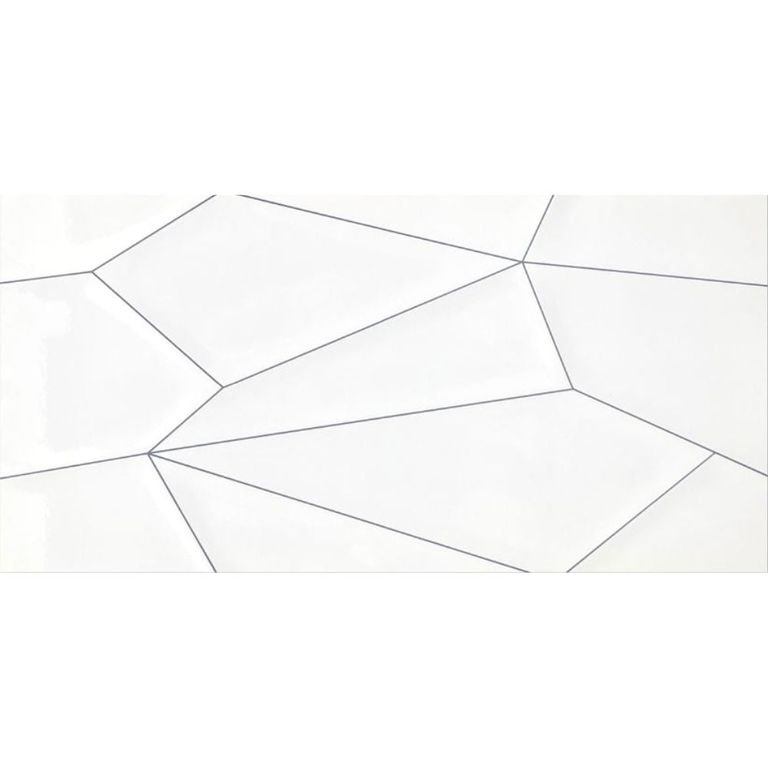 Rombo blanco 30x60cm 1.62 m2- Mayólica