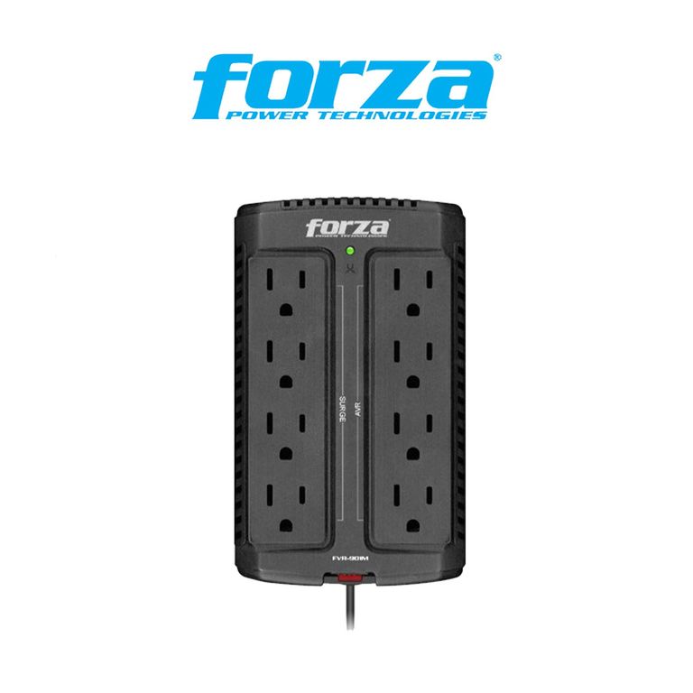 Estabilizador de voltaje FVR-902 08 tomas 900VA/450W -