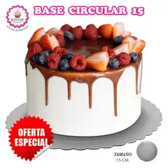 GENERICO - 50 Bases Plateadas de Mini Torta Pastel de 15 cm. para Repostería