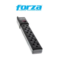FORZA - Supresor de Picos PS-001B 6 Tomas 2200W