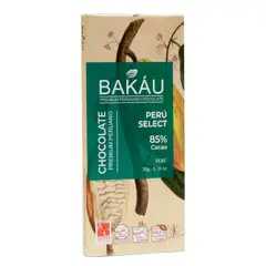 BAKAU - Chocolate Bakáu Perú Select 85% Cacao x 50g