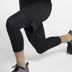 EPAUS - Short 2 en 1 Deportivo para Hombre con Licra Larga