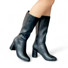 GENERICO - Bota Alta Estilizada Con Silueta Clásica 2035L-75 Color Negro