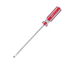 PRETUL - Desarmador Plano 5/16" x 6" Mango PVC 21463 - Rojo