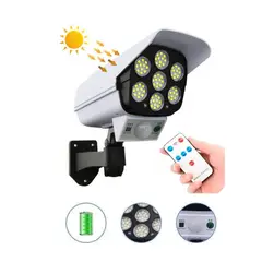 OEM - Lampara Foco con Panel Solar y Sensor de Movimiento