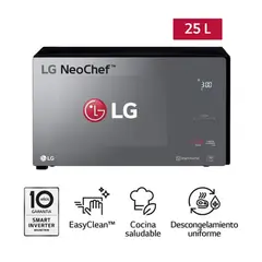 LG - Horno Microondas 25L con EasyClean MS2596DIR