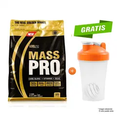 LEVEL PRO - Proteína Mass Pro 3 kg Vainilla + Shaker
