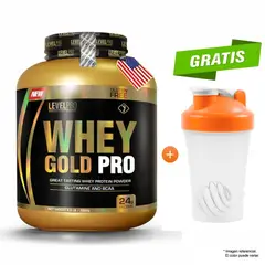 LEVEL PRO - WHEY GOLD PRO 6.6 LIBRAS VAINILLA + SHAKER