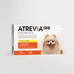 ATREVIA - ANTIPULGAS PARA PERROS ONE MINI 2-4.5KG X 1 TAB