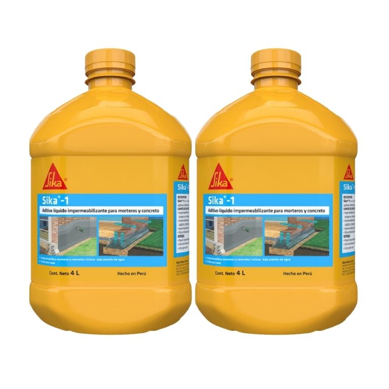 Pack 2 Und Aditivo Impermeabilizante para concreto 1 x 4L