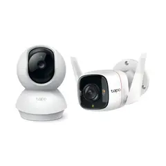 TP LINK - Kit de Cámara de Seguridad Tapo C210 2K + Tapo C310 2K - Tplink