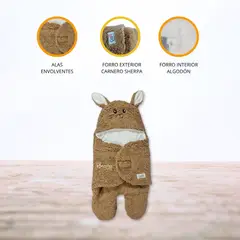 CUZKA - Saco de dormir para Bebé »RABBIT» Brown