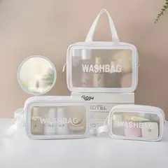 GENERICO - Set de 3 Neceser Washbag en 4 colores