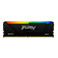 KINGSTON - Memoria Fury Beast RGB BLACK 16GB DDR4 3200 MHz PC4-25600