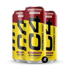 CELLUCOR - Pre Entreno C4 Energy 473ml x 03 unidades - Midnight Cherry