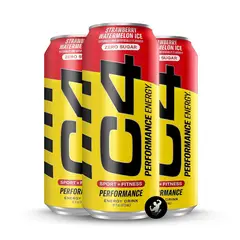 CELLUCOR - Pre-entreno 03 Latas C4 Performance Energy - Strawberry Watermelon Ice