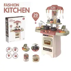 GENERICO - Divertido Juguete Cocina Para Niñas 29 Piezas -Rosado