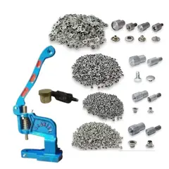 GENERICO - Equipo Completo Para Broche Ojalillo Ojales Y Remache