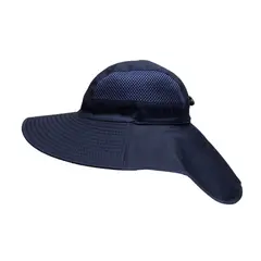 KAST PE - Sombrero Gorro Alta Proteccion Cubre Nuca Transpirable - Azul Marino