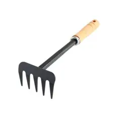 OTTOWARE - Rastrillo con mango de madera para Jardín