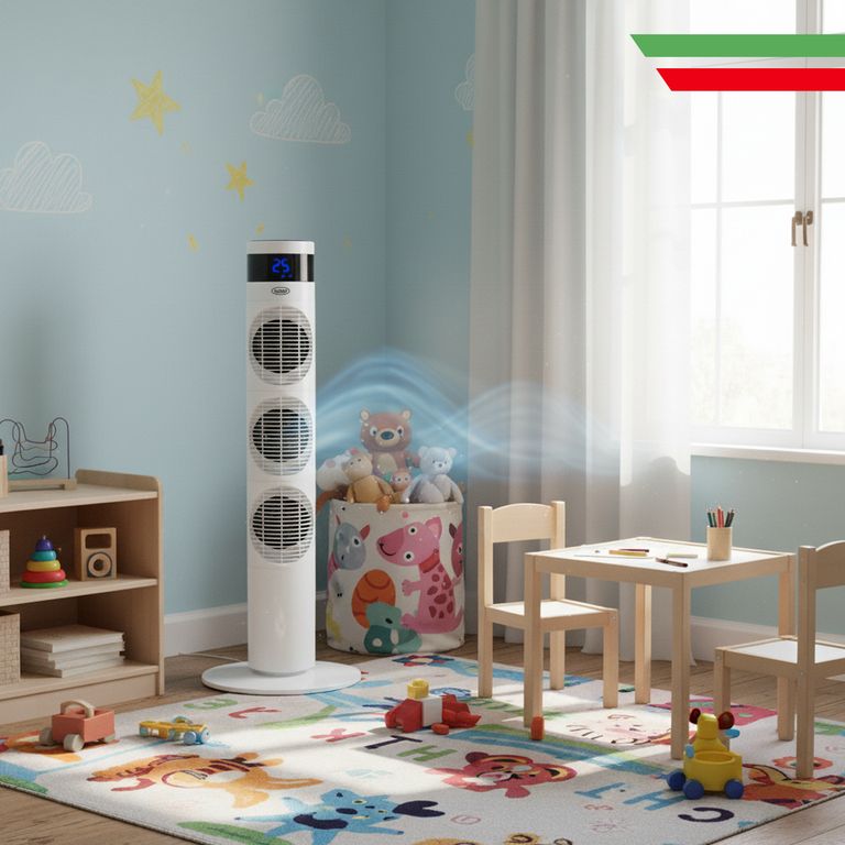 Ventilador de Torre 99cm 3 motores Silencioso Control Remoto AL-T3F39