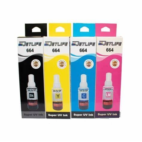 Kit De Tinta Jetlife Genérica T664-Compatible