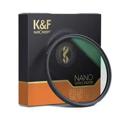 K&F CONCEPT - Filtro 77mm Polarizado Nano X CPL