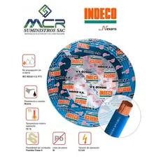 INDECO - Cable GPT 18 AWG AZUL 100 Metros