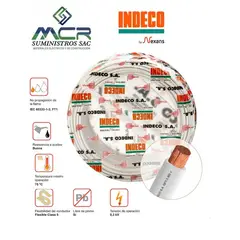 INDECO - Cable GPT 18 AWG BLANCO 100 Metros