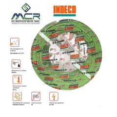 INDECO - Cable GPT 18 AWG VERDE 100 Metros