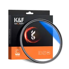 K&F CONCEPT - Filtro 55mm Ultravioleta MCUV Blue Coat Slim K&F Concept.