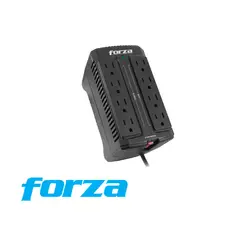 FORZA - ESTABILIZADOR FVR-902 8 SALIDAS NEMA 5-15R 900VA450W NEGRO