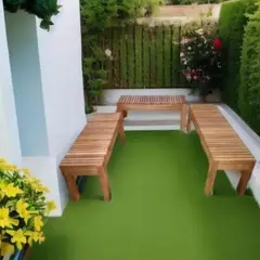 GENERICO - Banca Banco Madera DELTTA en Madera Tornillo set de terraza