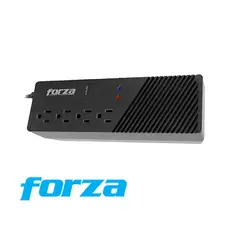 FORZA - ESTABILIZADOR FVR-1012 4 SALIDAS 1000VA 500W NEGRO 200 JULES