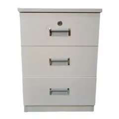 GENERICO - Mesa de noche Velador Mesa De Noche Patherson En Blanco.