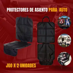 CARJOLLITY - 2 Respaldar,Funda protector impermeable de asiento para AUTO
