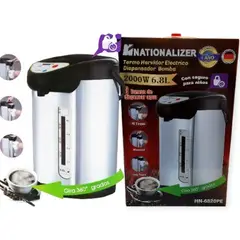 NATIONALIZER - TERMO HERVIDOR ELÉCTRICO CON DISPENSADOR DE 6.8 LITROS