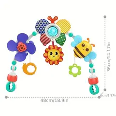 GENERICO - Móvil para coche - arco sonajero - mariposa