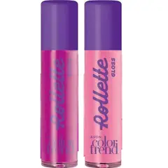 AVON - Pack x2 Color Trend Brillo Labial Roller 5,5 ml - MORA y FRESA