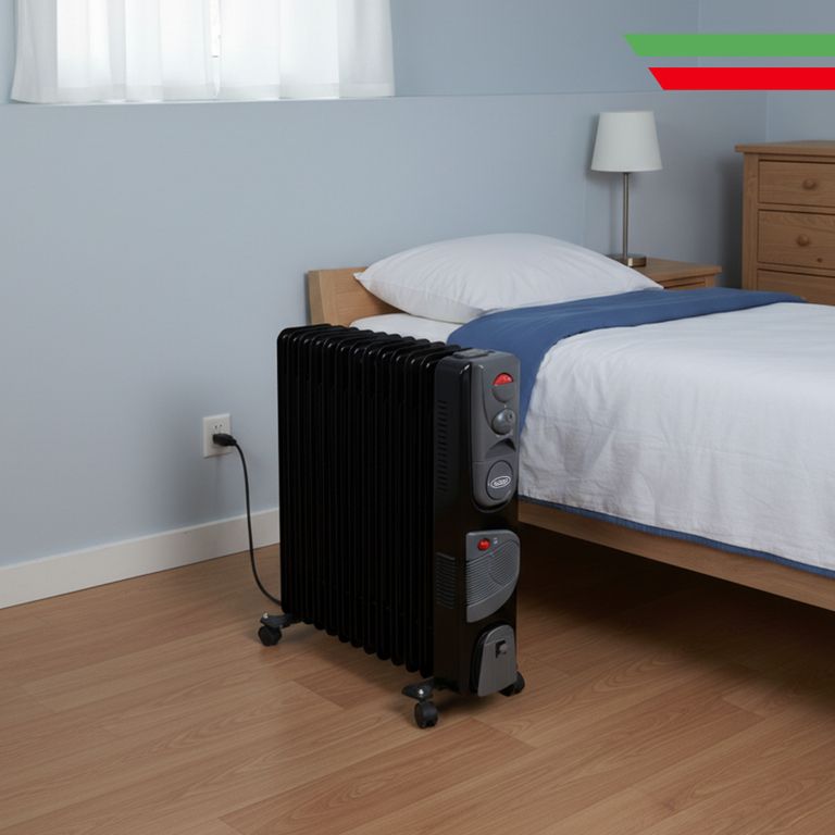 Estufa de Aceite Eléctrico 13 celdas hasta 25 m² Potencia 2900W turbo RJ13T