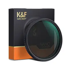 K&F CONCEPT - Filtro 67mm Densidad Neutra Nano X ND2-32