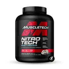 MUSCLETECH - Proteína Nitrotech Whey Protein 4lb - Cookies & Cream
