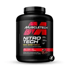MUSCLETECH - Proteína Nitrotech Whey Gold 5 Lb - Double Rich Chocolate